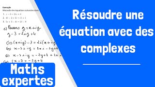 Comment résoudre une équation avec des nombres complexes [upl. by Yeffej327]