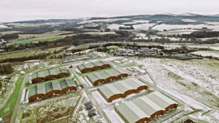 Fly over Macallan’s new distillery build [upl. by Bixler407]