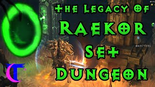 Diablo III  The Legacy of Raekor Barbarian Set Dungeon Mastery [upl. by Madelle]