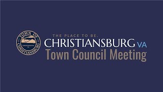 Christiansburg Town Council Meeting  September 13 2022 [upl. by Annahoj]