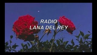 radio  lana del rey lyrics [upl. by Imotih]