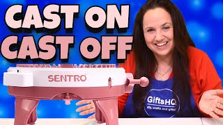 Sentro Cast On  Cast Off  Beginners How To Knitting Machine Guide [upl. by Irfan]