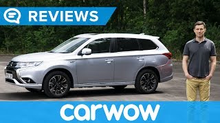 Mitsubishi Outlander PHEV 2018 SUV indepth review  carwow Reviews [upl. by Ezarra]