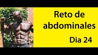 ABDOMINALES EN 30 DIAS  RETO DIA 24 [upl. by Tonnie]