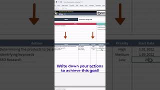 Action Plan in Excel in 60 Seconds  Project Management Tool shorts [upl. by Ennadroj]