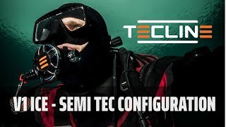 Tecline V1 TEC2 configuration  Semi Tec  recreational diving in technical configuration [upl. by Amathiste]