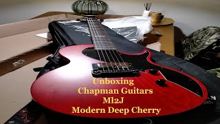 Unboxing Chapman Guitars ML2J Modern Deep Cherry [upl. by Aicilyt]