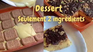 Dessert avec seulement deux ingrédients dessert facile et rapide ASMR DESSERT short dessert [upl. by Novahs]