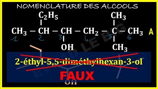 ✍️Comment nommer rapidement un alcool alliphatique [upl. by Elman]