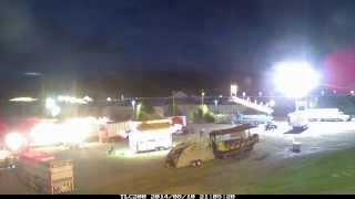 Greene County Fair 2014  Time Lapse of Midway Setup [upl. by Annoik]