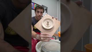 SERAMİK VAZO KAPAK YAPIMI seramik pottery ceramic diy clay [upl. by Chura]