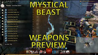 GW2  Mystical Beast Weapons Preview [upl. by Riancho994]