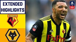 Hornets Seal THRILLING Comeback  Watford 32 Wolves  Emirates FA Cup 1819 [upl. by Faxan569]