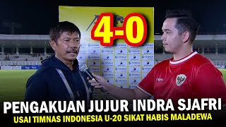 AUTO GEGERKAN DUNIA Pernyataan TEGAS KERAS Indra Sjafri Usai Timnas Indonesia U20 Vs Maladewa 2024 [upl. by Ayoral983]