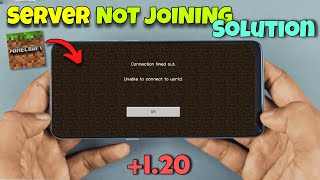 Minecraft PE Server Not Joining quotProblem Fixquot 😳  Disconnect From Server  Minecraft 120 [upl. by Atires]