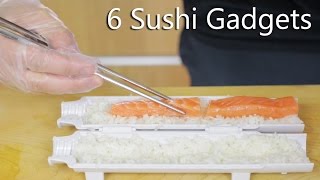 6 SUSHI GADGETS  to help you make great sushi [upl. by Lili]