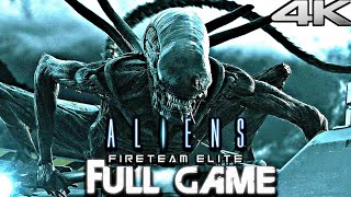 ALIENS FIRETEAM ELITE Gameplay Walkthrough FULL GAME 4K 60FPS No Commentary [upl. by Nosnehpets578]