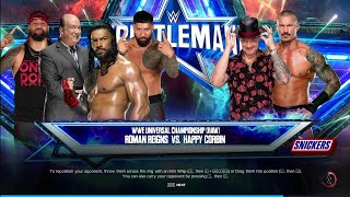 Wwe Universal Championship Roman Reigns VS Happy Corbin Wrestlemania Match [upl. by Komara819]