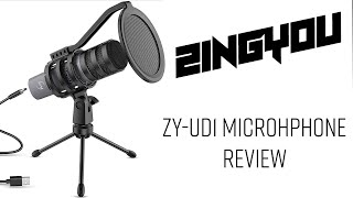 Zingyou ZYUD1 USB Microphone Review [upl. by Noreen970]