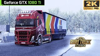 Euro truck simulator 2 149 ➤ Truckers MP  Frosty Winter Mod GTX1080Ti 1440p [upl. by Sulamith]