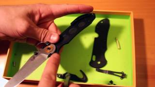 Assembling Benchmade 915 Triage  Benchmade Axis Lock assembly [upl. by Idnil]