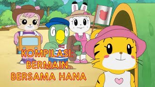 Kompilasi Bermain Bersama Hana  Kartun Anak Bahasa Indonesia  Shimajiro Indonesia [upl. by Kotz]