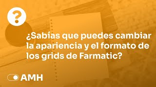 💡 Sabías que Farmatic  Apariencia y Formato en Farmatic [upl. by Sidoma]