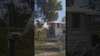 Delivering mail in 1903  Restored Footage [upl. by Arraes634]