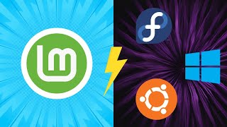 Linux Mint vs Ubuntu vs Fedora vs Windows [upl. by Tigdirb390]