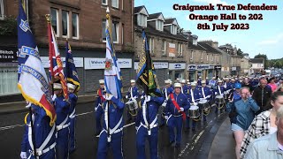 Craigneuk True Defenders  Orange Hall to 202 [upl. by Einnos]