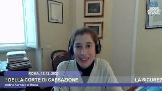 LA SICUREZZA SUL LAVORO ALLA LUCE DELLE ULTIME SENTENZE DELLA CORTE DI CASSAZIONE 12122023 [upl. by Hardy]