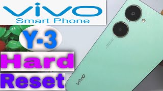 Vivo Y3 Hard Reset New Vivo Y3 V2332 Android 14 Hard Reset And Unlock [upl. by Neufer]