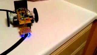 Line tracker robot using Pulse Width Modulation [upl. by Ecnahs]