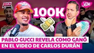 PABLO GUCCI REVELA COMO GANÓ EN EL VIDEO DE CARLOS DURÁN EL ÚLTIMO CON LA MANO EN El MACLAREN 100K [upl. by Uria]