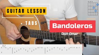 Master the Fast amp Furious OST  Don Omars Bandoleros on Guitar [upl. by Trilly]