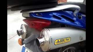 Aprilia Pegaso 650 SOUND ARROW EXHAUST [upl. by Aicilav]