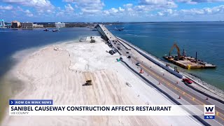 Sanibel Causeway construction causing confusion and costing local business [upl. by Znieh]