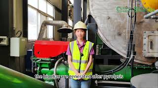 Haiqi Biomass Pyrolysis System CNBC 300 Model [upl. by Dareg]