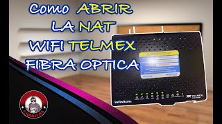 Cómo Abrir la NAT en modem INFINITUM TELMEX FIBRA OPTICA para Pc Xbox y Ps4 2020  2021 [upl. by Lladnor]