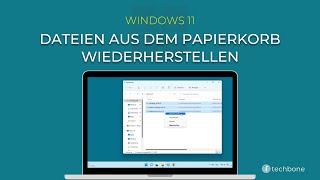 Dateien aus dem Papierkorb wiederherstellen Windows 11 [upl. by Netsuj]