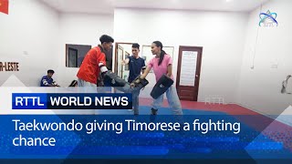 Taekwondo giving Timorese a fighting chance [upl. by Yggep]