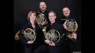 RSchumann Concertpiece for Four Horns op86  American Horn Quartet [upl. by Ardell]