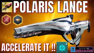 POLARIS LANCE Full PVE  PVP Review Destiny 2 Additional Benefits From Energy Accelerant [upl. by Aleakim]