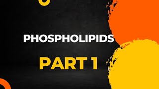 Phospholipids Part 1Biochemistry Microbiology Biotechnology [upl. by Bevis]