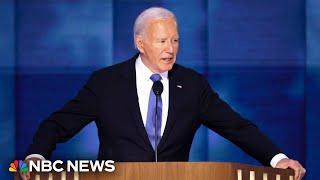 Watch President Bidens full remarks at DNC [upl. by Hillegass140]