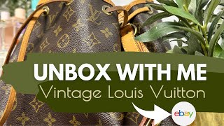 Vintage Louis Vuitton Unboxing [upl. by Eidoj422]