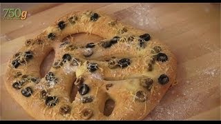 Recette de Fougasse aux olives  750g [upl. by Gutow]