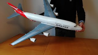 Boeing 747438ER Qantas in scala 172 Progetto e realizzazione in stampa 3D [upl. by Aihsetal105]