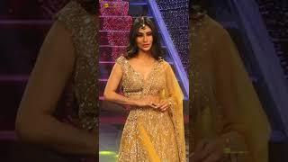 Mouni Roy walks the ramp at Fashion Chronicles Wedding Whispers shorts [upl. by Womack]