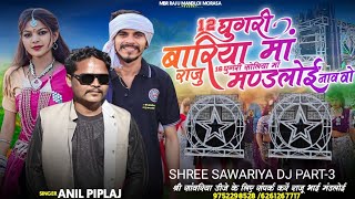 SHREE SAWARIYA DJ PART3  12 घूगरी बारिया मा 16 घूगरी सोलिया मा  Anil Piplaj Timli Songs 2024 [upl. by Myke]